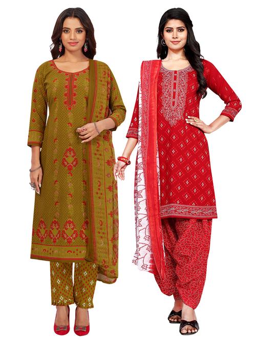 pack of 2 unstitched suit set - 19327706 - Very Small Image - 1
