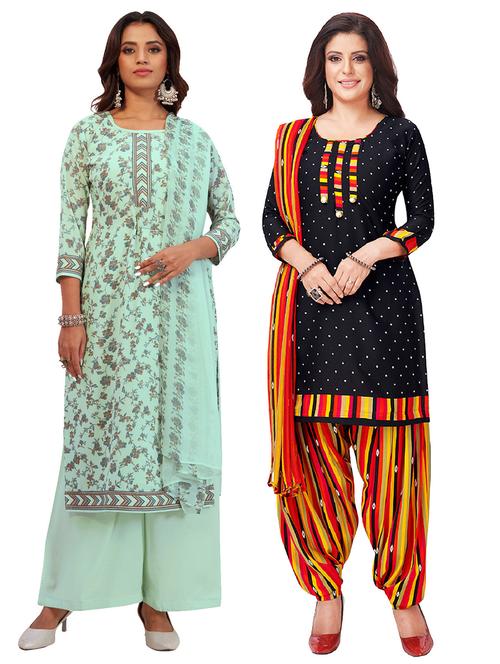 pack of 2 unstitched suit set - 19327732 - Very Small Image - 1