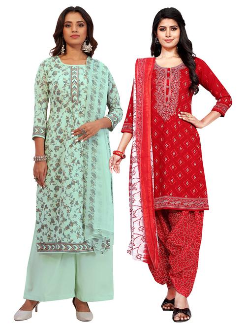 pack of 2 unstitched suit set - 19327751 - Very Small Image - 1