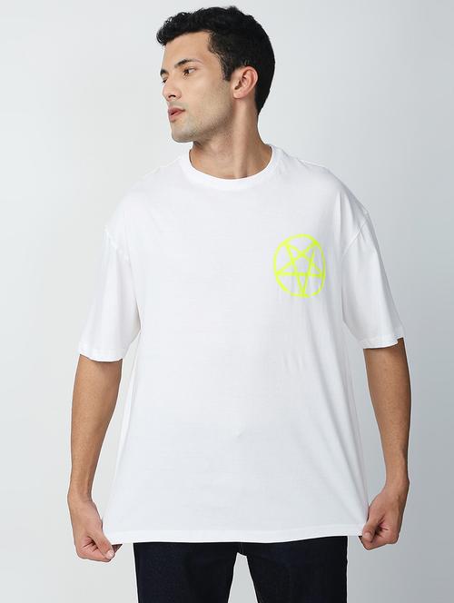 round neck back print t-shirt - 19328014 - Very Small Image - 1