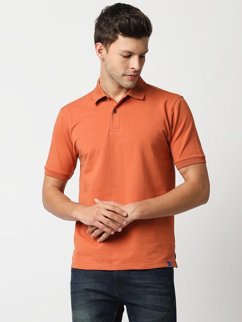 men polo neck solid t-shirt - 19328026 - Very Small Image - 1