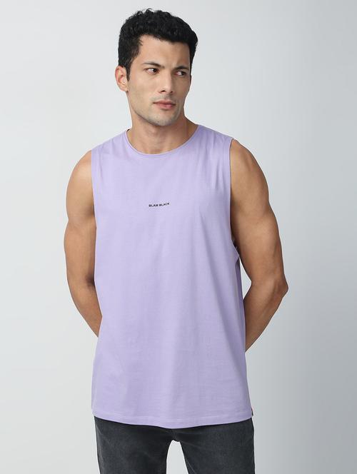 lavender cotton blend vest - 19328031 - Very Small Image - 1