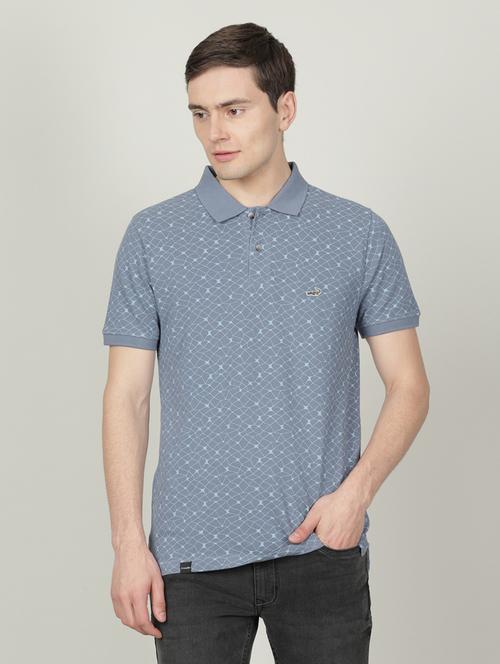 printed cotton polo t-shirt - 19328746 - Very Small Image - 1
