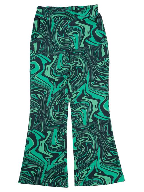 green printed trouser - 19330279 - Very Small Image - 1