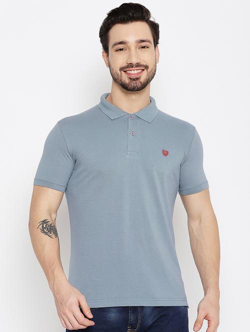 polo neck solid t-shirt - 19330386 - Very Small Image - 1