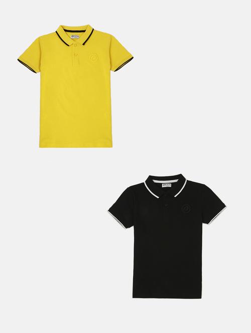 pack of solid polo t-shirt - 19333021 - Very Small Image - 1