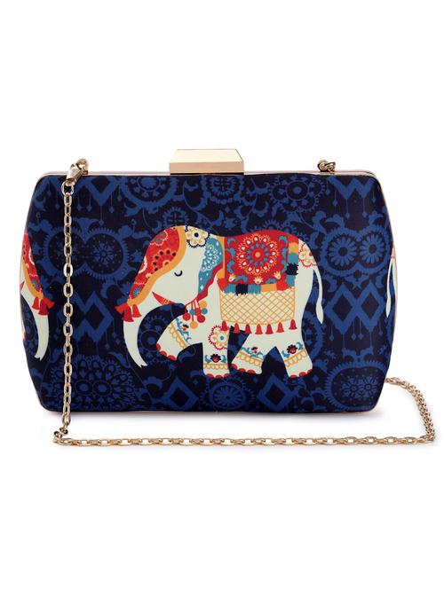 women metal box clutch - 19333884 - Very Small Image - 1