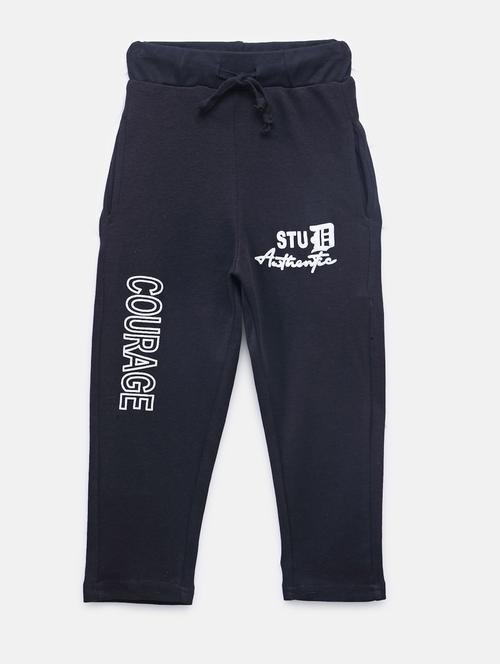 boys black printed trouser - 19334191 - Very Small Image - 1