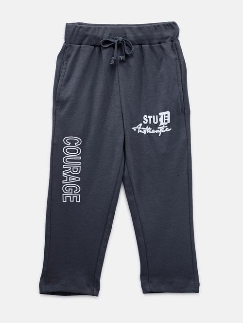 boys grey printed trouser - 19334192 - Very Small Image - 1