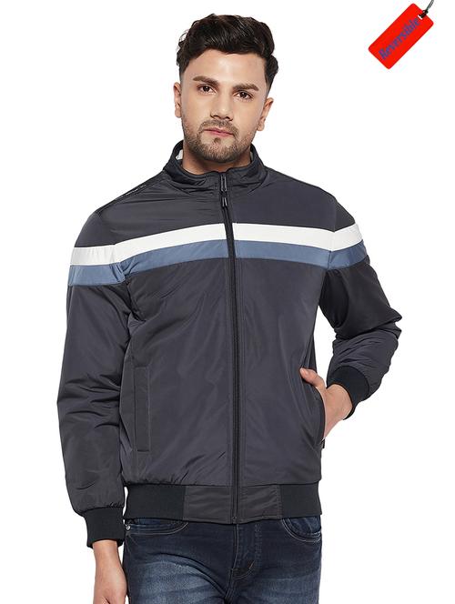 navy blue bomber jacket - 19334938 - Very Small Image - 1
