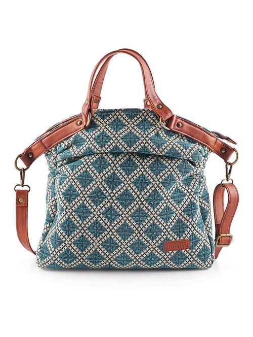 blue cotton sling bag - 19335198 - Very Small Image - 1