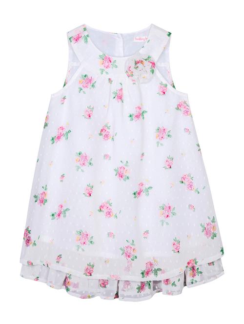 girls round neck sleeveless frock - 19335434 - Very Small Image - 1