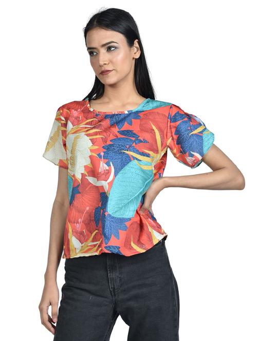 multi color printed regular top - 19335522 - Very Small Image - 1