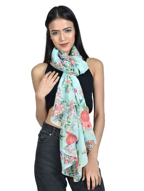 multi colored georgette scarf - 19335565 - Very Small Image - 1