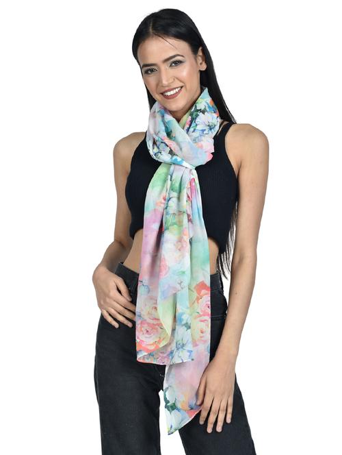 multi colored georgette scarf - 19335569 - Very Small Image - 1