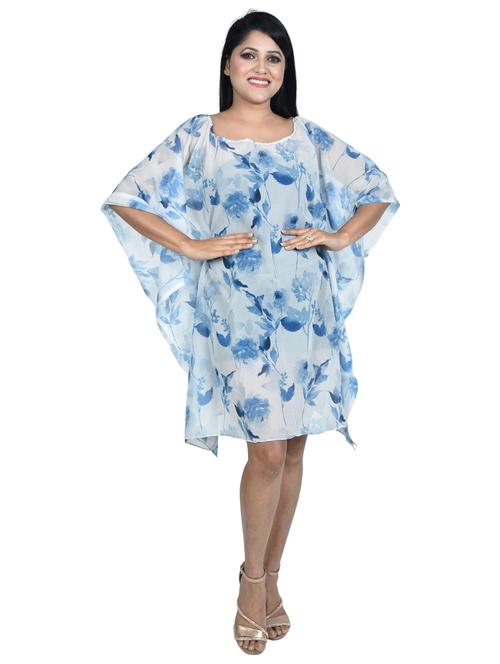 v-neck printed kaftan - 19335587 - Very Small Image - 1