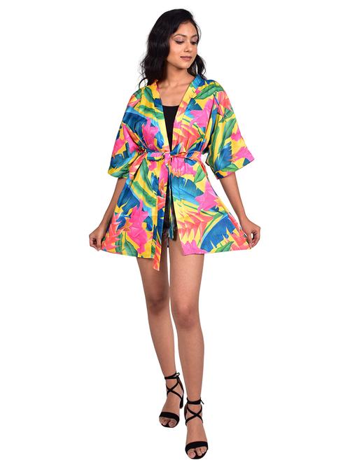multi colored printed kaftan - 19335623 - Very Small Image - 1