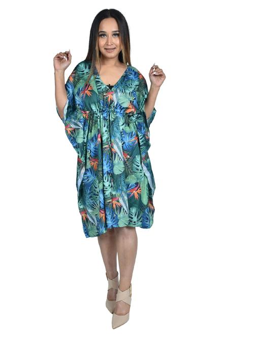 v-neck printed kaftan - 19335647 - Very Small Image - 1