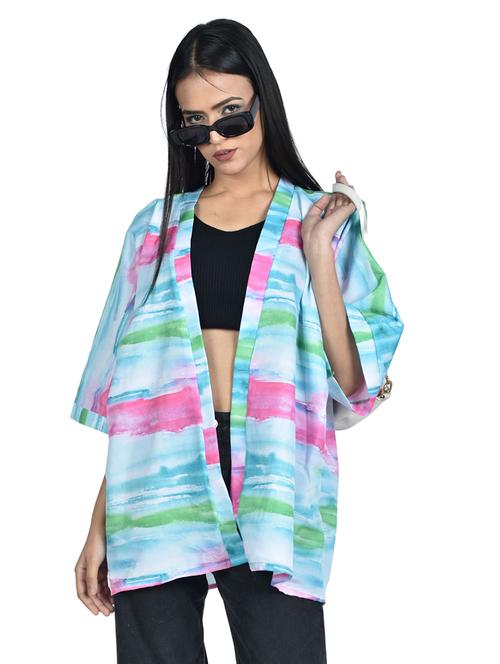 v-neck printed kaftan - 19335652 - Very Small Image - 1