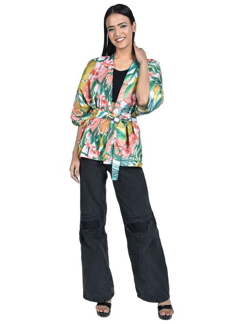 v-neck printed kaftan - 19335654 - Very Small Image - 1