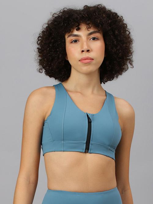 green solid sports bra - 19335666 - Very Small Image - 1