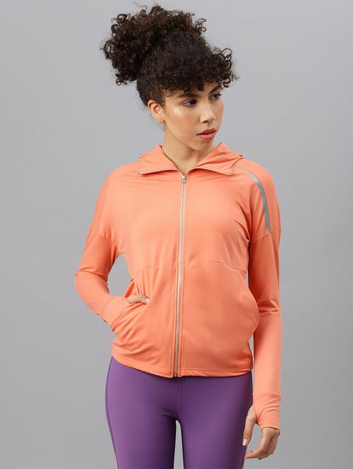 hood neck solid regular jacket - 19335769 - Very Small Image - 1