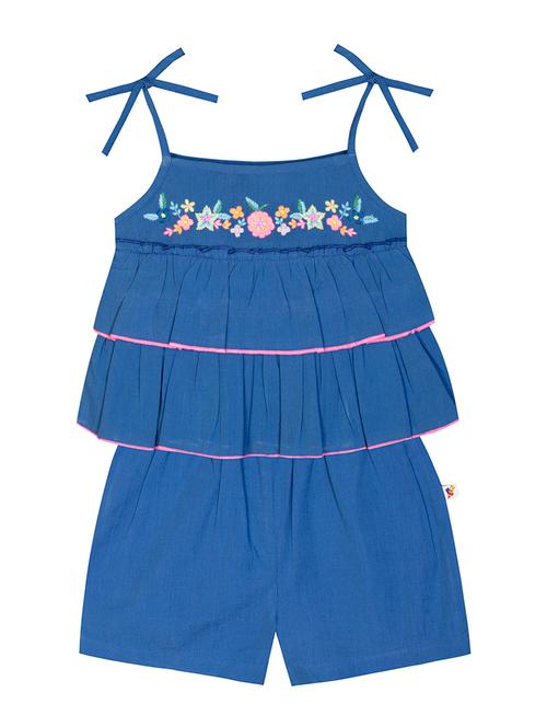 girls embroidered shorts sets - 19335775 - Very Small Image - 1