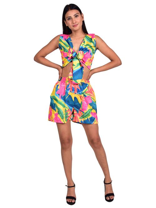 printed top and shorts set - 19335927 - Very Small Image - 1