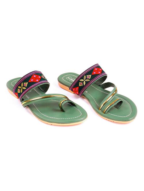 green slip on sandal - 19337403 - Very Small Image - 1