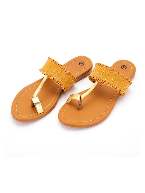 yellow slip on sandal - 19337733 - Very Small Image - 1