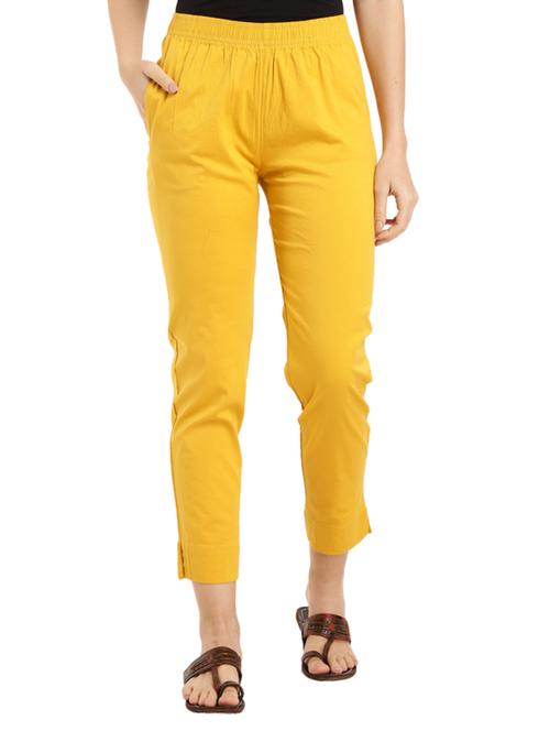 mid rise solid straight tapered pant - 19338684 - Very Small Image - 1