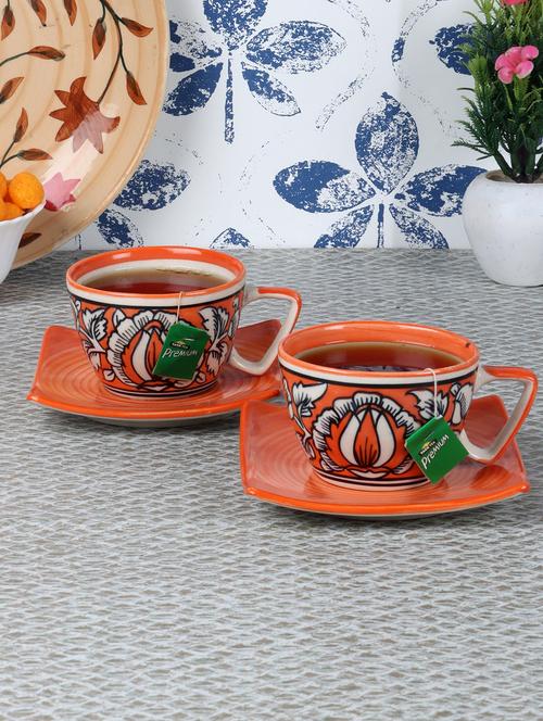 set of 6 cup plate set - 19338904 - Very Small Image - 1