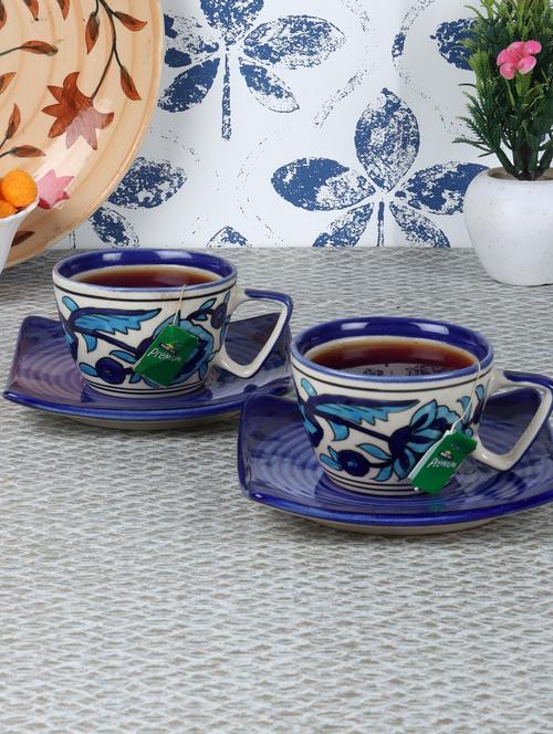 set of 6 cup plate set - 19338905 - Very Small Image - 1