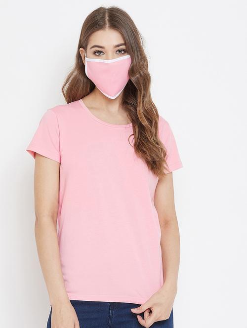 pink solid tee - 19342088 - Very Small Image - 1
