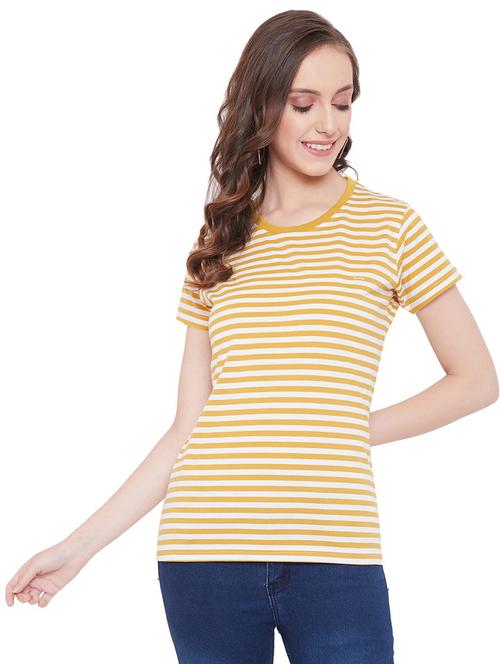 yellow striped t-shirt - 19342119 - Very Small Image - 1