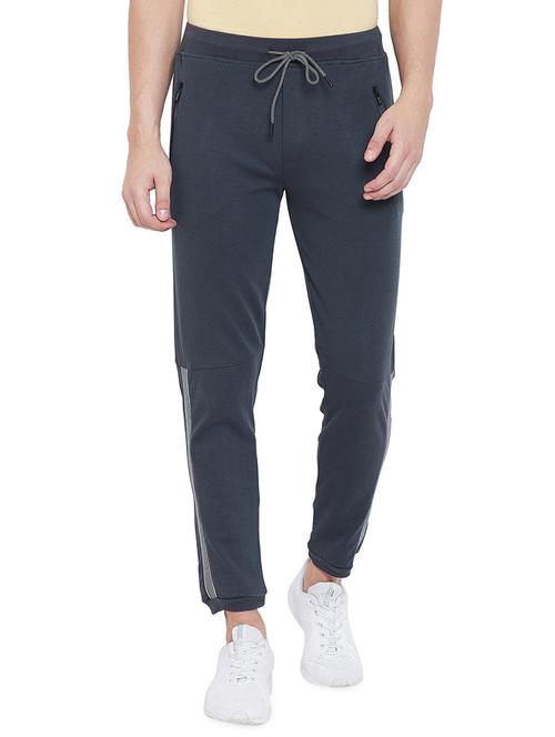 mid rise solid track pant - 19342194 - Very Small Image - 1