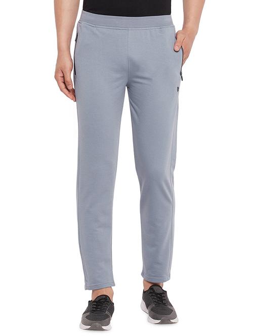 mid rise solid track pant - 19342196 - Very Small Image - 1