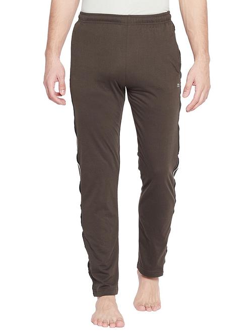 mid rise solid track pant - 19342282 - Very Small Image - 1