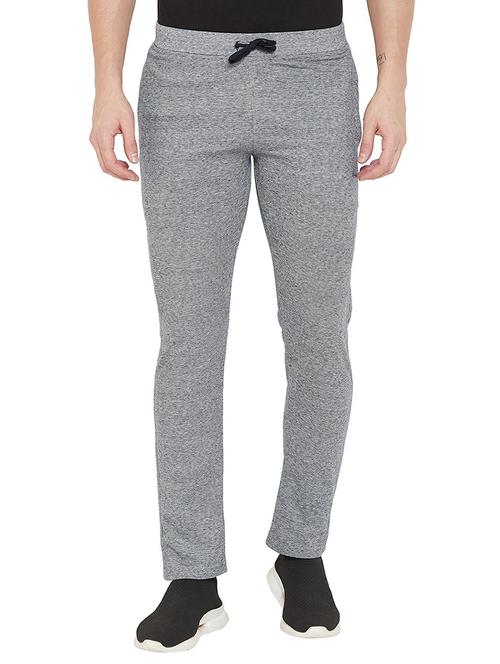 grey solid ankle length track pant - 19342312 - Very Small Image - 1
