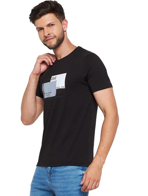 round neck printed regular t-shirt - 19342493 - Very Small Image - 1