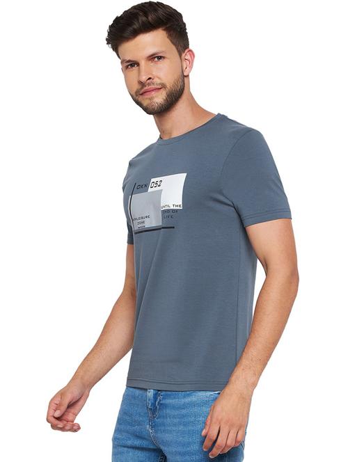 round neck printed regular t-shirt - 19342513 - Very Small Image - 1