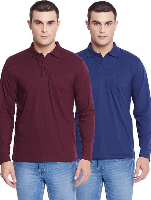 pack off 2 polo nack solid regular t-shirt - 19342543 - Very Small Image - 1