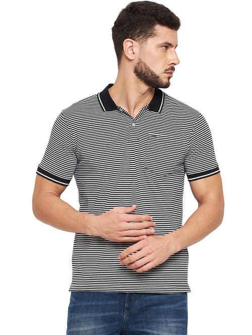 polo neck striped regular t-shirt - 19342568 - Very Small Image - 1