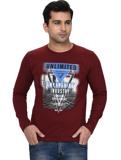 round neck printed regular t-shirt - 19342586 - Very Small Image - 1