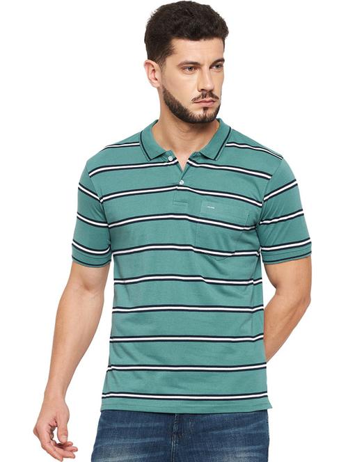 polo neck striped regular t-shirt - 19342613 - Very Small Image - 1