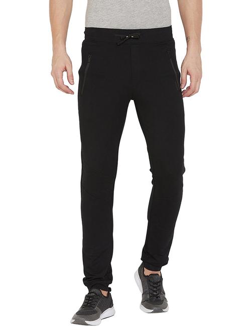 men solid mid rise track pant - 19342742 - Very Small Image - 1