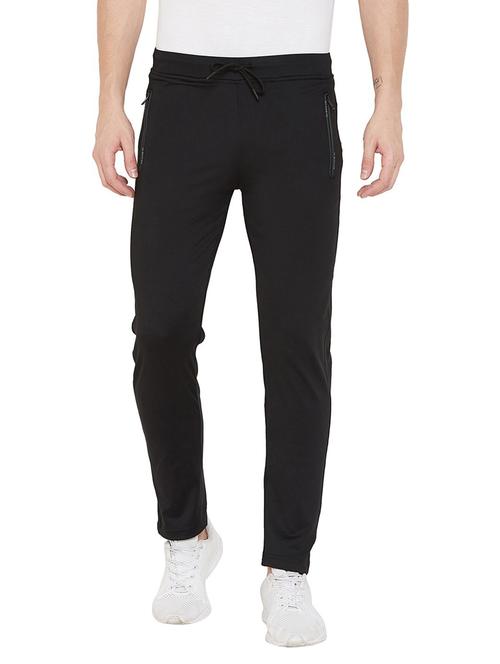 men solid mid rise track pant - 19342748 - Very Small Image - 1