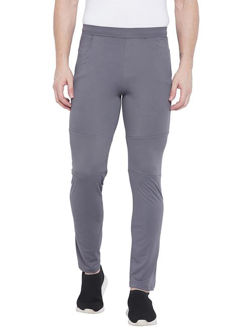 men solid mid rise track pant - 19342778 - Very Small Image - 1