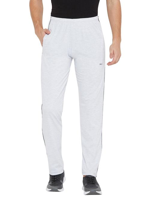 mid rise solid full length track pant - 19342808 - Very Small Image - 1