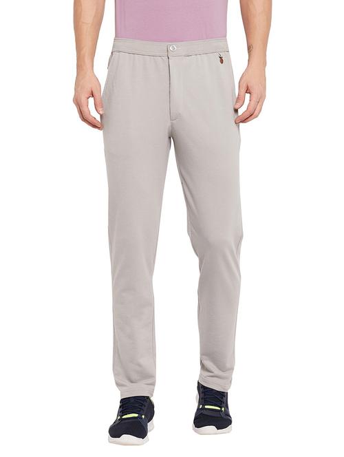 grey solid ankle length track pant - 19342892 - Very Small Image - 1